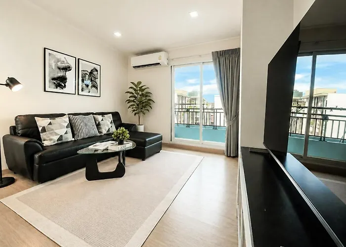 Modern Cityscape1br - Ultra Fast Wifi - Bts On Nut Bangkok