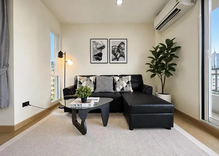Modern Cityscape1br - Ultra Fast Wifi - Bts On Nut Bangkok