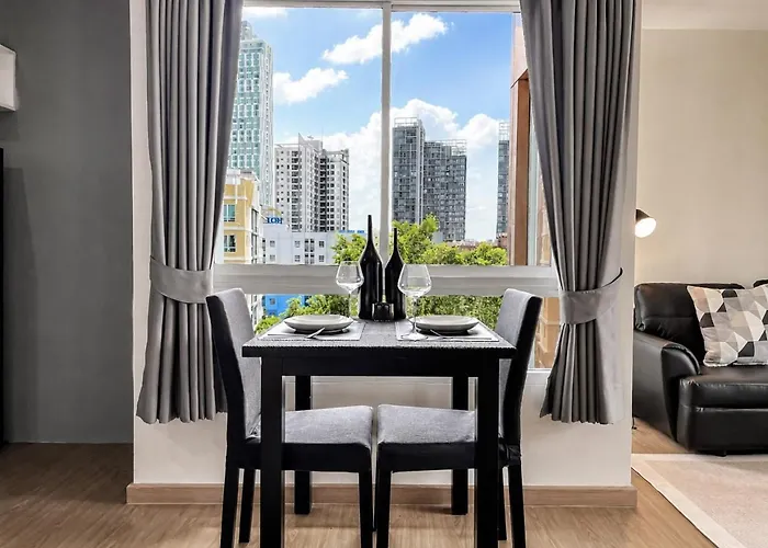 Modern Cityscape1br - Ultra Fast Wifi - Bts On Nut Bangkok