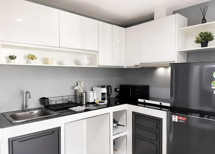 Apartment Modern Cityscape1br - Ultra Fast Wifi - Bts On Nut *