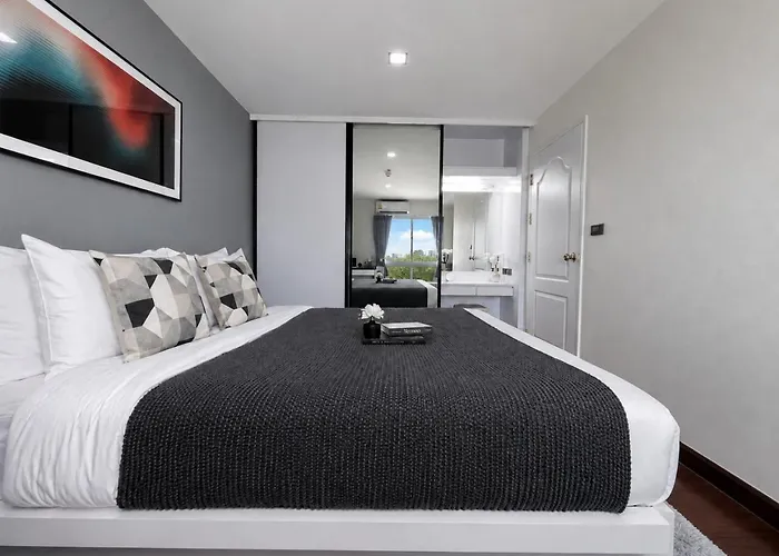 Modern Cityscape1br - Ultra Fast Wifi - Bts On Nut Bangkok