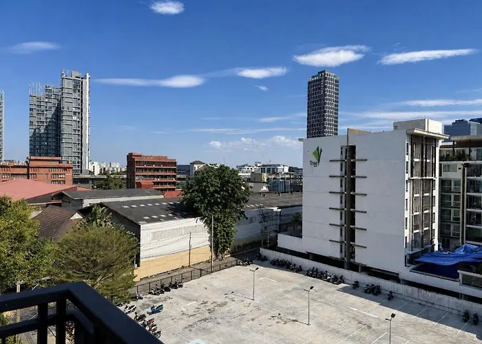 Apartment Modern Cityscape1br - Ultra Fast Wifi - Bts On Nut *
